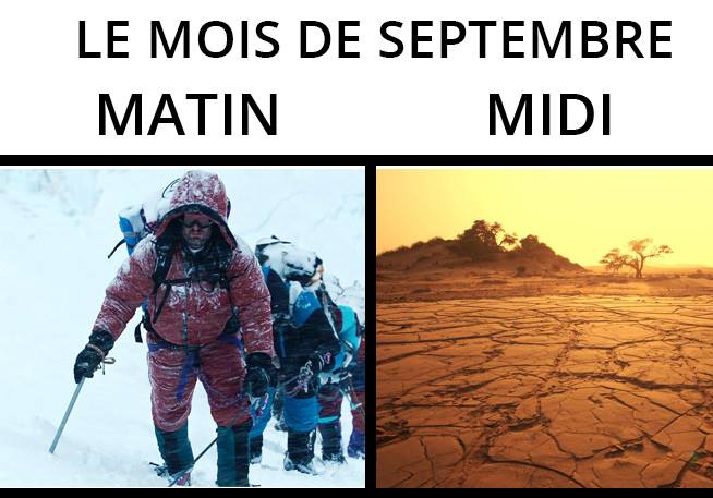 Le mois de septembre en belgique 