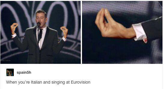 Quand les italiens chantent à l'Eurovision! 