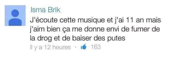 Les commentaires youtube 