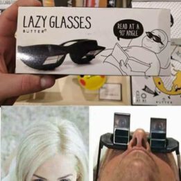 lazy glasses
