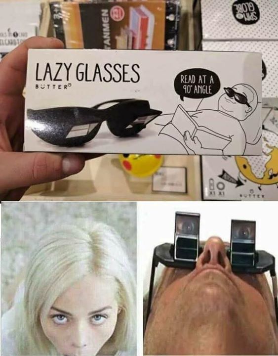 lazy glasses 