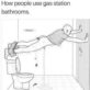 comment utiliser les toilettes publique