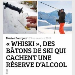 batons de ski whiski
