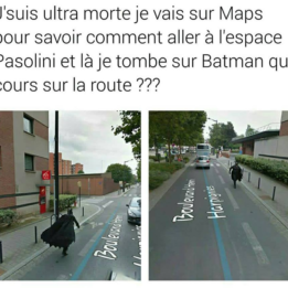 Batman sur google map
