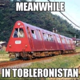 train toblerone
