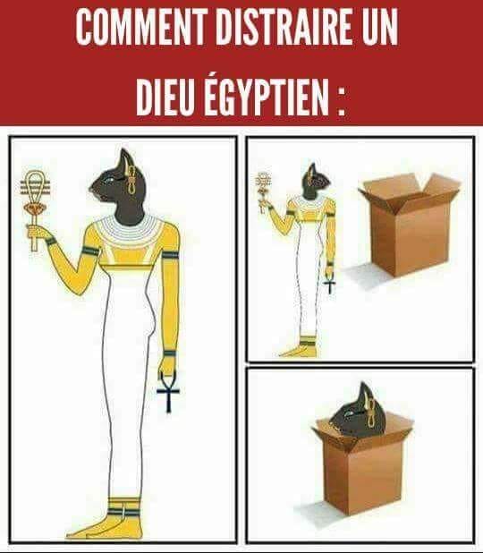 distraire un dieu egyptien 
