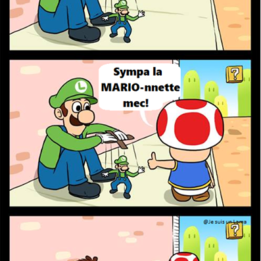 Luigi et sa Mario-nette