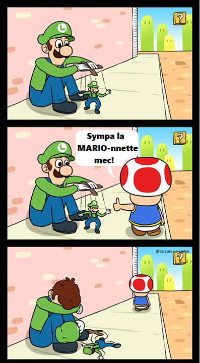 Luigi et sa Mario-nette 
