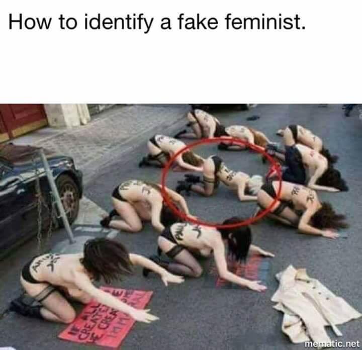 Comment reconnaître une fausse féministe 