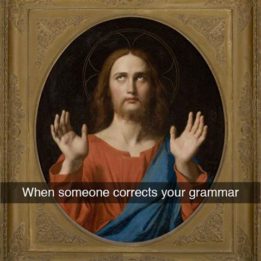 Quand quelquun corrige ta grammaire