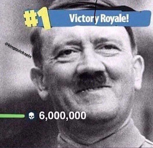 Hitler victory royale sur fortnite 