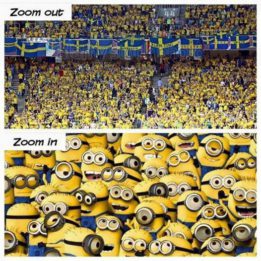 Les supporters suédois