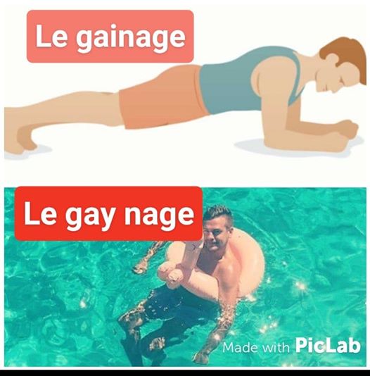 Le gay nage 
