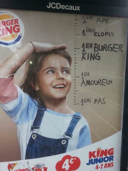 Publicité burger king 
