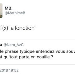 F(x) la fonction
