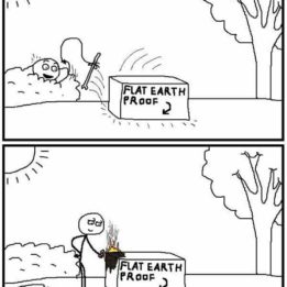 flat earth proof