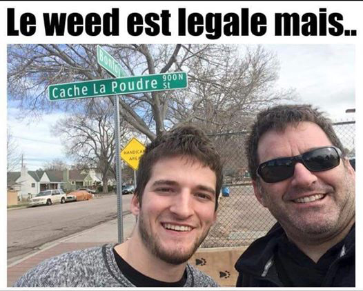 La weed est légale mais … 