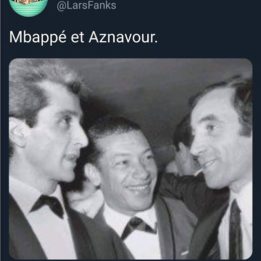 Mbappé et aznavour