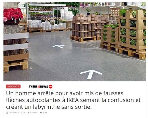Labyrinthe IKEA 