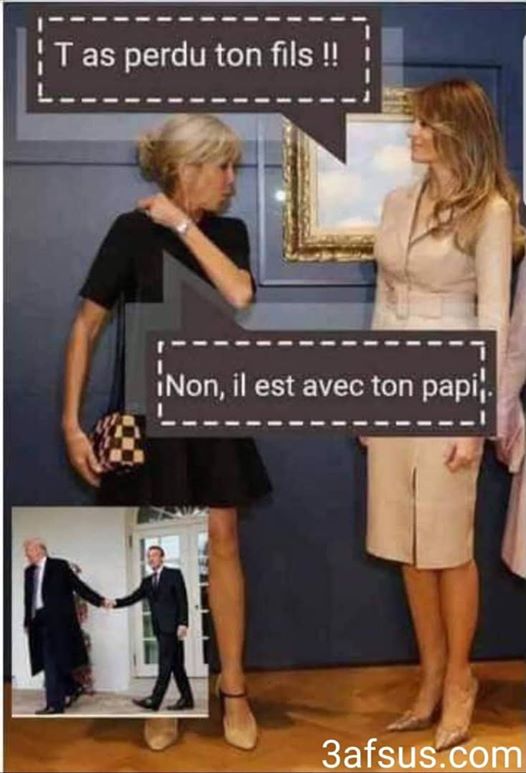 Trump et Macron 