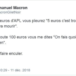 Emannuel Macron en a marre