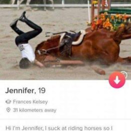 I suck at riding horses