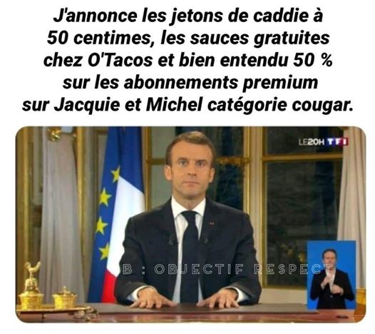 Macron annonce 
