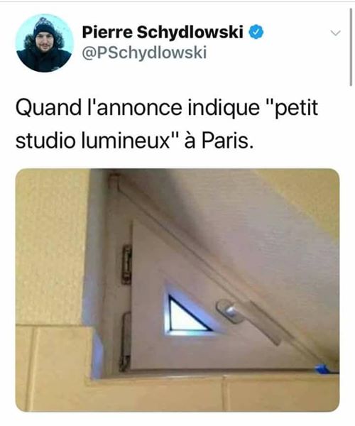 Petit studio lumineux à Paris 