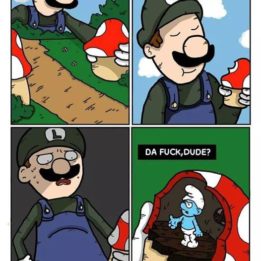 Luigi schtroumpf