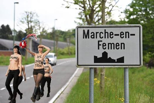 Marche en Femen 