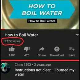 Comment faire bouillir de l'eau