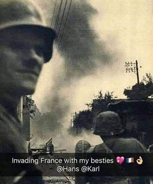 Si snapchat existait pendant la guerre 