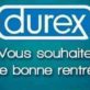 Durex vous souhaite une bonne rentrée