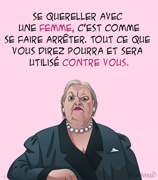 Quereller avec une femme : tout contre vous