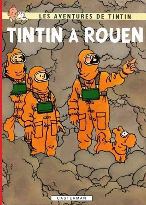 Tintin à Rouen 