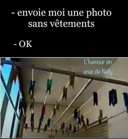 Envoie moi une photo sans vêtements