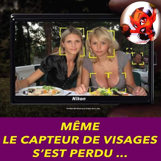 Le capteur de visages s'est perdu