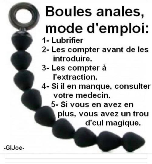 Boules anales 
