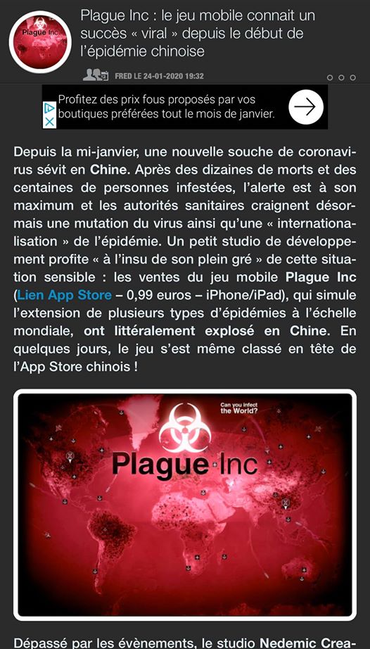 Plague Inc coronavirus 
