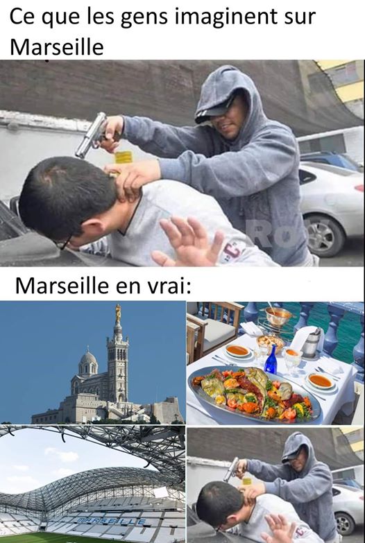Ce que les gens imaginent sur Marseille 