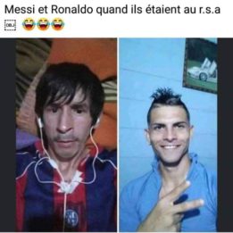 Messi et Ronaldo avant