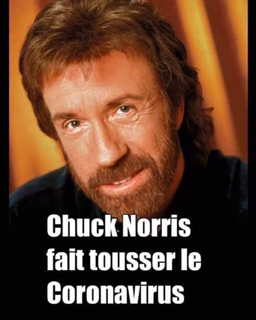 Chuck Norris fait tousser le coronavirus 