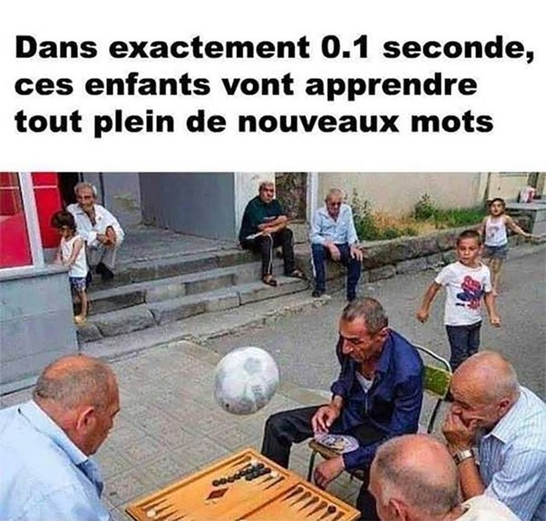 Les enfants vont apprendre plein de nouveaux mots en 0,1 seconde