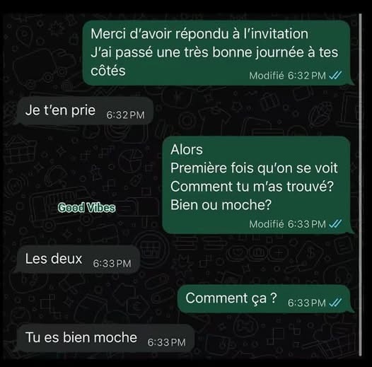 La vérité sort sans filtre après ce premier rendez-vous